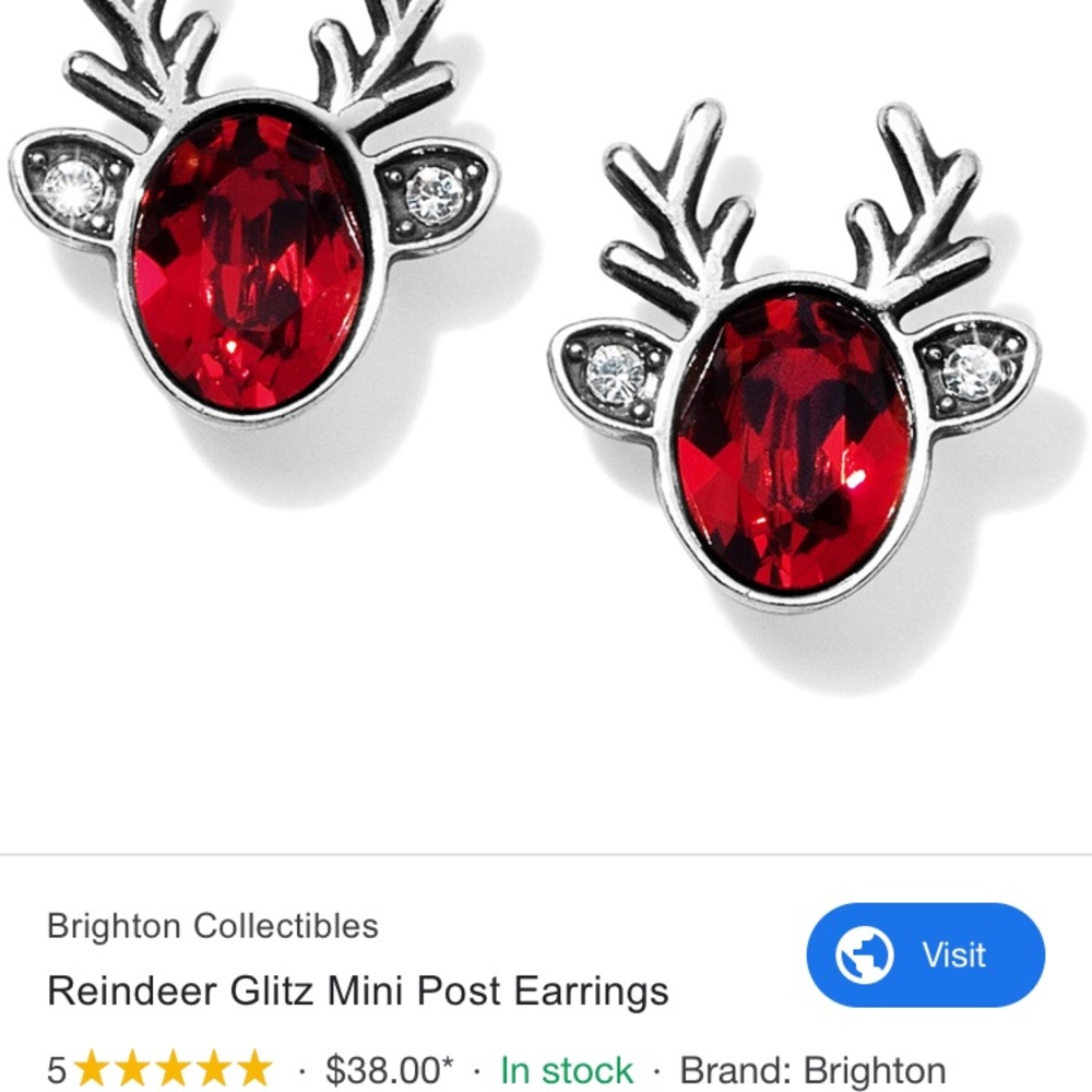 Brighton Reindeer Earrings